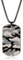 unift Etiqueta de Perro Collar Militar Para Los Hombres las Mujeres de Acero Inoxidable de Camuflaje Hip Hop Militar Etiquetas de Perro Collar Colgante de Joyería de Regalo (negro)