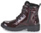 Geox J Casey Girl, Caviglia barca Bambine e ragazze, Rosso (Dk Burgundy/Black), 38 EU
