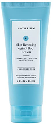 Naturium Skin-Renewing Retinol Body Lotion, Advanced Firming Anti-Aging Skin Care, with Encapsulated Retinol & Shea Butter, 8 oz
