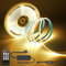 COB LED Streifen 10m Warmweiss, 24V LED Strip Warmweiss COB LED Band Selbstklebend, 3000K 320LEDs/M Hohe Helligkeit Flexibles, Dimmbar COB LED Strip 10m LED Streifen für Innen Heim Küche Deko