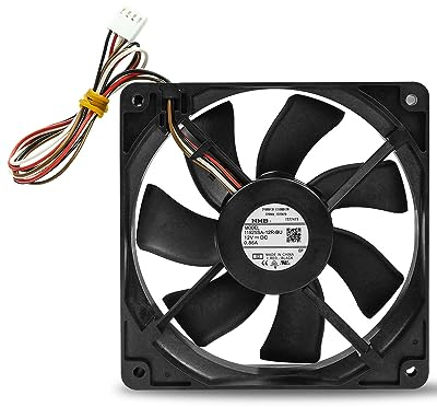 12 V 0,86 A DC KIT0411 Pelletgrill Induktionslüftermotor passend für Traeger D2 Pro 575 780 Eisenholz, Backofen-Umwälzventilator, ersetzt 11925SA-12R-BU