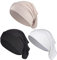 JIAHG 3pcs Bonnets sous Hijab en Coton Doux et Respirant Turban Femme Musulmane Arabe Africaine pour Toutes Saison Chapeau Perte des Cheveux Undercap Bonnet de Chimio et Nuit