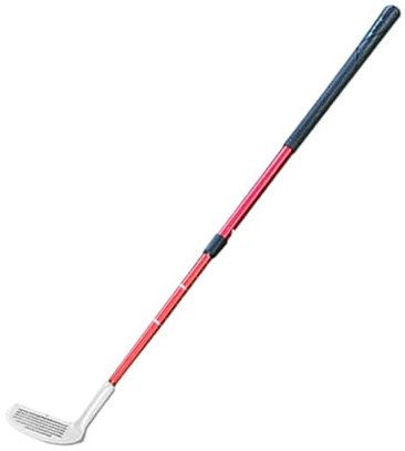 LOVIVER Einziehbarer Golfputter für Links- und Rechtshänder, Golf-Schubstangenwerkzeug, Mini-Golfschläger, Zweiwege-Golfputterstange für Kinder und, Rot