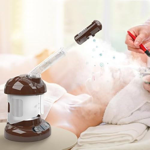 Facial Steamer Professional, Nano Ionic Face Steamer for Facial Deep Cleaning, Facial Sauna Spa, Facial Steamer for Pores with Warm Mist, Blackheads, Humidifier