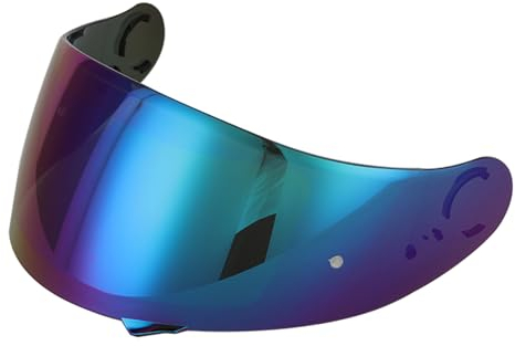 Shkalacar Helmlinsen Visier Ersatz für GT-AIR GT-AIR2 Integralhelmschild, Anti-UV, Antibeschlag und Antikratzer, Helmvisier für Ihre Fahrsicherheit(Mehrfarbig)