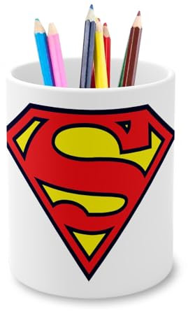 Fabulous Pot à Crayon en Céramique - Super Heros BD Bande Dessinée - 325 ml