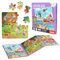 Magnetische Puzzle für Kinder 16-20-25 Teile Magnetpuzzle ab 3 Jahre Kinderpuzzle Lernspielzeug Kleinkinder Reisespiele Magnet Puzzle Auto Flugzeug Beschäftigung Geschenk für Mädchen Jungen, Feuerwehr