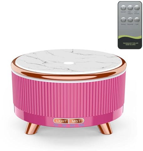 Aroma Diffuser, 500mL Diffuser ätherische öle,Duftöl Diffuser, Rosa