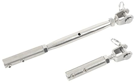 Morsetti Per Fune 10 pz 1.5/2/3/4/5/6mm Filo In Acciaio Inox 304 Cavo Ringhiera Corda Forcella Mascella Tenditore Fibbia terminale di Montaggio Morsetti Per I Cavi(6mm)