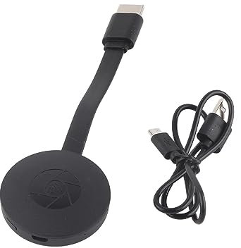 Wireless Dongle Adapter, 4K 1080P Drahtloser HD Bildschirmprojektor Miracast Dongle Kompatibel Mac DLNA Miracast