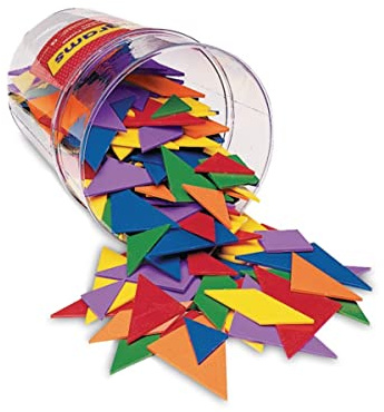 Learning Resources Six-Colour Tangrams