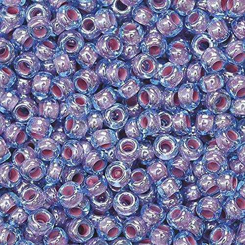 Gütermann / KnorrPrandell 3105288 - Rocailles 2,5mm transparent violett, 17 g/Dose