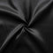 STOFFKONTOR Satin Modestoff Dekostoff - Stoff glänzend - Meterware, Farbe Schwarz - zum Nähen von Bekleidung, Tischdekorationen, Homeaccessoires uvm.