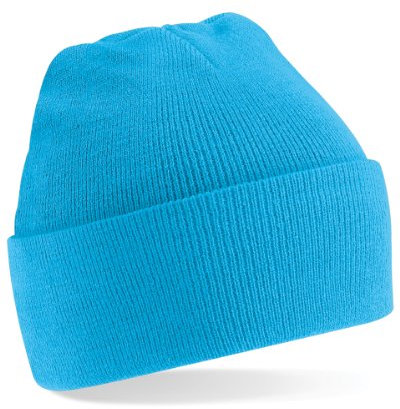 Beechfield Original Cuffed Beanie Colour=Surf Blue Size=O/S