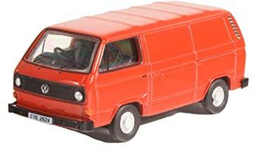Oxford Diecast 1:76 VW T25 Van Orient Red Collectable model 76T25007