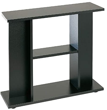 Wave Amtra System 80 – Aquariumschrank aus schwarzem Holz, Maße 80 x 32 x 70 cm – Robuste Halterung im klassischen und unverzichtbaren Stil für EIN komplettes Aquarium-Zubehörset – Hergestellt in Italien