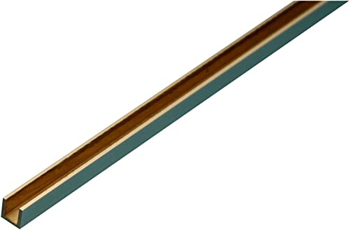 Brass U Channel 1mm x 1mm 1pcs # UC1