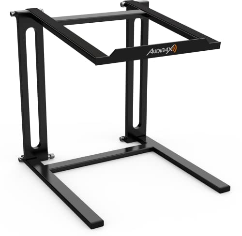 Audibax TOP-20 - Laptop Stand - DJ Laptop Stand - Aluminium - Black