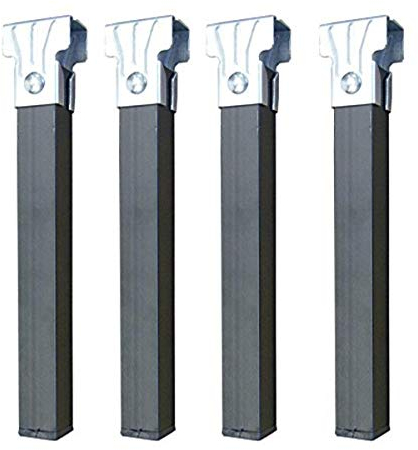 Imex El Zorro - Juego 4 Patas para Somier Sin Ruedas | 370x30x30 mm | Resistente y Estable para Somieres