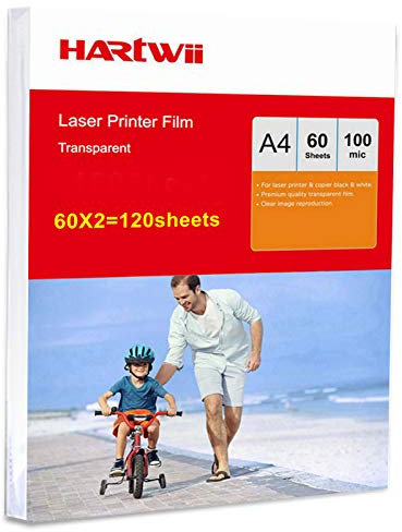 A4 Overhead Projector Film OHP - 120 Sheets Acetate Clear A4 For Laser & Copier Printing Jet