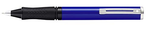 Sheaffer E1920151 Pop Tintenroller (Strichstärke: Mittel, Schreibfarbe: Schwarz) 1 Stück, Blau mit Chromdetails
