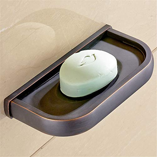 VHVCX All Copper Soap Dish, Soap Box, Soap Rack, Black Wire, Chrome Plated Soap Box, Soap Rack, Bathroom Pendant Soap Dish.