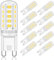 YUIIP G9 LED Lampen, Neutralweiß 4000K, Leuchtmittel Flimmerfrei Ersatz für Halogenlampen Sockel Birne AC 220-240V (5W Nicht Dimmbar, 10er Pack)