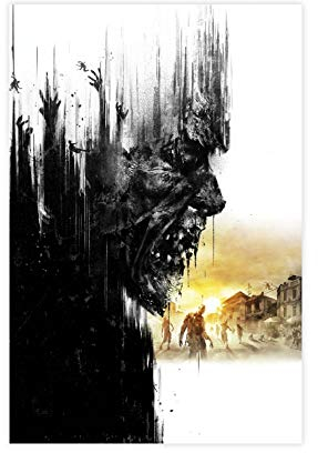 Game Dying Light 1 Leinwand-Poster, Wandkunst, Dekordruck, Gemälde für Wohnzimmer, Schlafzimmer, Dekoration, 30 x 45 cm, ohne Rahmen