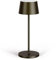 Stilosa 3 XL - Dimmbare LED Akku-Tischlampe IP54 Indoor & Outdoor - Aufladbar - Warme Lichtfarbe - Designer Tischleuchte mit USB-C Port - Tropisches Schwarz