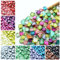Heromor Bunte Mosaiksteine Set, DIY Bastelbedarf für Kinder und Erwachsene -200g de Piedras de Mosaico en Formas Irregulares para Manualidades y Decoración del Hogar