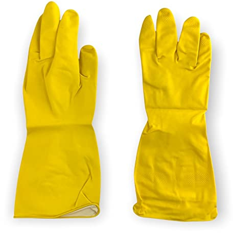 Crown Supplies Professional Yellow Household Rubber Gloves Extra Large - Pair