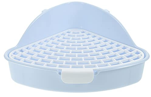 Genérico Box für Kaninchen Ecke Training für IR Kaninchenbad Kleintiere Toilettenbox Bettwäsche für Haustiertoilette Tablett für
