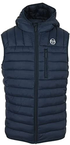 Sergio Tacchini Unisex Nessen Jacke, Navy/White, M EU