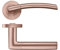 Olympus Internal Door Handle Set | Screw on Rose Door Lever | with Fixing Included | Premium Rose Gold Pink Gold Finish