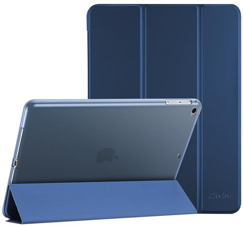 ProCase Soft Hülle für iPad 9.7 Zoll 6./5. Generation, Air 1/2 (A1822 A1823 A1893 A1474 A1475) - Weiche TPU Schutzhülle Cover - Dunkelblau