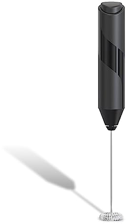 AUklOPVZZ Milk Frother Mixer Egg Beater Battery Operated Whisk Chocolate Drink Foamer Stainless Steel Stirrer Cooking Supplies