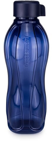 Tupperware EcoEasy Trinkflasche1 L dunkelblau Schraubverschluss (inkl. 1x Bio Saatgut)
