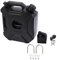 Vanessanty 5L litres RéServoir de Carburant Noir Peut Voiture Essence de Rechange RéServoir D' de Secours Jerrycan Carburant- Bidon avec Serrure et Clé