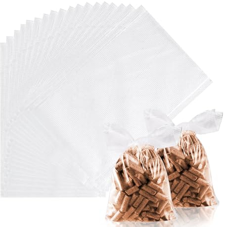 Qaziuy 100 Stück PVA Beutel Angeln,PVA Beutelen Karpfenangeln, PVA Wasserlöslich Baits Bag PVA Bags Köder Beutel für Karpfenköder Dissolving Schnell Lure Taschen(7 x 10cm)