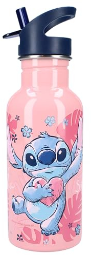 Lilo & Stitch Bon Appetit! - Bouteille d'eau 500 ml en métal pour boissons