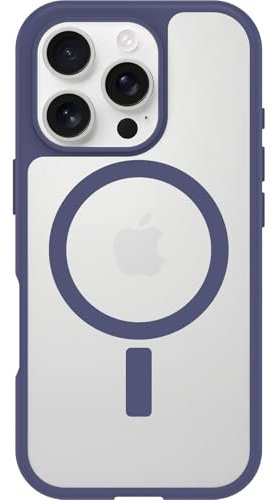 OtterBox React Series MagSafe Hülle für iPhone 16 Pro, stoßfest, sturzsicher, ultraschlank, schützende Hülle, Getestet nach Militärstandard, Transparent/Lila