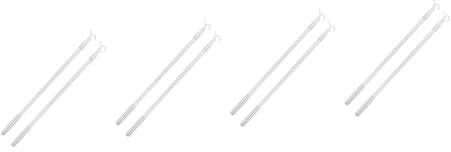 Zerodeko 8stücke Einstellbare Fensterrollo Stange Praktische Gardinenstange Für Einfache Installation Und Anpassung Für Fensterdesigns