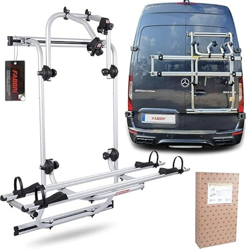 Porte-bagages arrière pour van et camper Crafter Sprinter, pour vélo, VTT, 2 vélos (6201837VW)