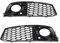 SBTRKT Nebelscheinwerfer Grill Für Audi A4 B8 2009 2010 2011 2012 Schwarzes Auto-Nebelscheinwerfergitter-Abdeckung Nebelscheinwerfer-Wabengitter-Abdeckung Lampenabdeckung