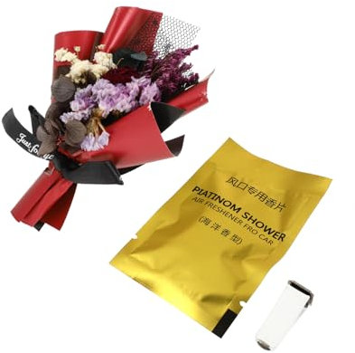 GARVALON Immortal Flower Car Vent Diffuser Clip Elegante Auto-dekoration Mit Langlebigem Stilvollem Design Für Aromatische Frische Im Fahrzeug Für Auto Und Zuhause