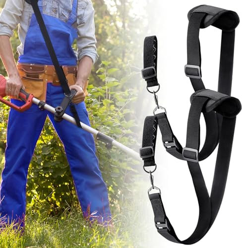 Newofview Schultergurt Tragegurt für Motorsense, Nylon Tragegurt für Motorsense, Universell Schultergurt Trimmergurte für Freischneider und Rasentrimmer