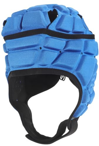KOMBIUDA Athleten-Sicherheitshelm Jungen und Mädchen Fußballhelm Rugbyhelm Antikollisionshelm Schwamm für Torhüter