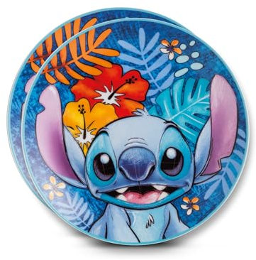 Egan Set 2 Piatti Dessert Stitch Arancio D.19