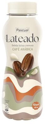 Pascual Lateado - Batido Sabor Café Arábica - Bebida Láctea Cremosa - Brik de 230 ml