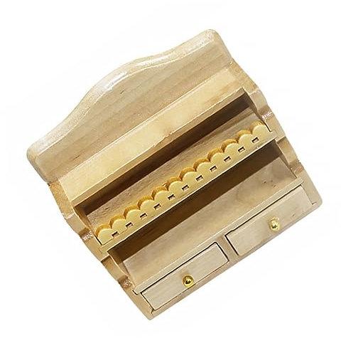 ifundom Wandschrank Book Shelves bücherstützen Decorative Accessories + dekoringe Puppenhaus Bücherregal Miniaturmöbel Mini-Möbelzubehör Miniaturpuppenhausmöbel Puppenstubenmöbel Holz